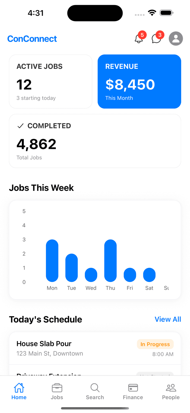 ConConnect app preview